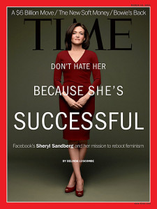 Sheryl Sandberg Teaches Women Leaders How to Lean In.     